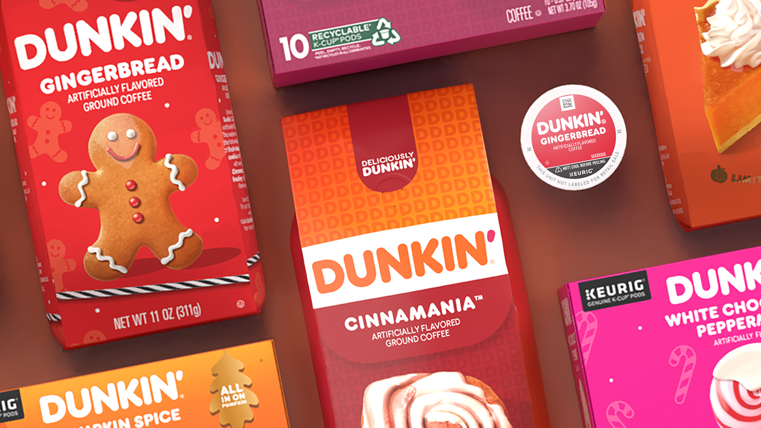 dunkin seasonal packaging design LTO lpk packaging design firm